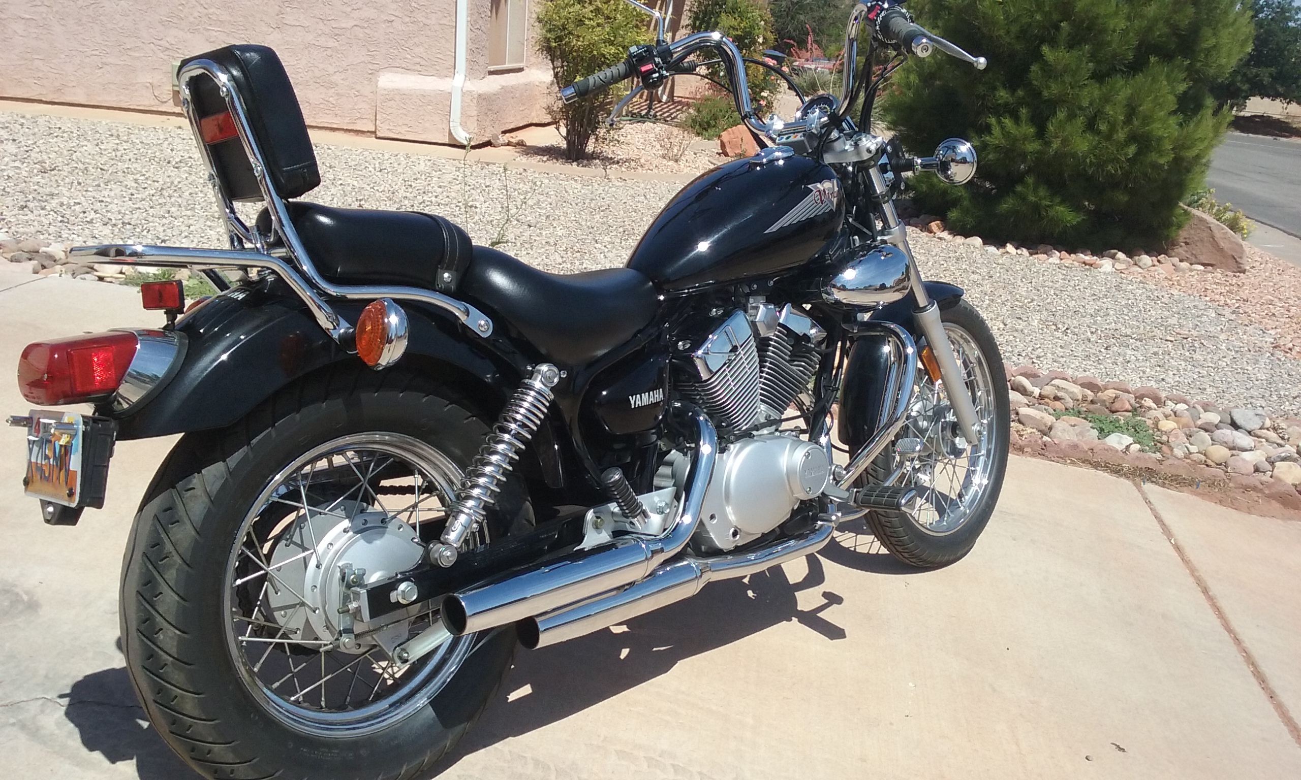 motorcycle posture riding yamaha pain virago ride 2005 innova
